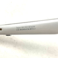 Smart Glasses Model: G01-09 Sunglasses: Transparent Mirror Frame: White - TESTED