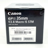 Canon Macro EFS 35mm f/2.8 IS STM Lens