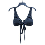 Wmns LULULEMON Black Tie Around Padded Athletic Bra Top Sz M