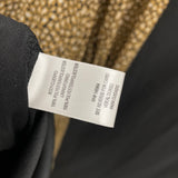 NWT Wmns ROBBIE BEE Leopard Print Puff Sleeve Chiffon Tiered Long Maxi Dress 6