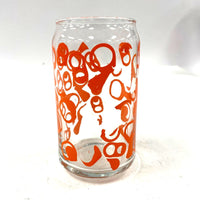 Vintage 5pc Barry Rosenthal Pop Top Glass Cups
