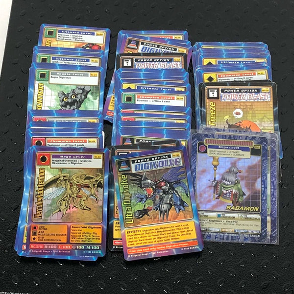 Box of Old-School Digimon Cards w/Foils/Holos!