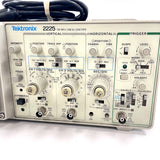 Tektronix 2225 Dual Channel 50 MHz Analog Oscilloscope - TESTED