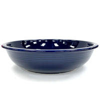 Fiestaware Cobalt Blue Lead-Free Ceramic Chip Bowl in Retired Color