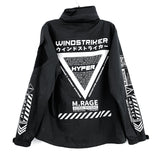 M.RAGE Astral Systems Windstriker Hyper Japanese Kanji Streetwear Jacket Sz L