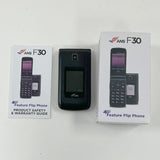 ANS F30 4G LYE Feature Flip Phone 8GB Reset in Box - TESTED