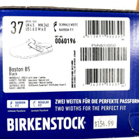 Birkenstock Unisex Black Boston BS Clogs - US Size M4/W6