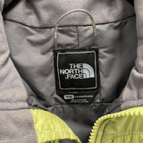 Wmns THE NORTH FACE Light Green Quilted Mock Neck Zip Up Lightweight Jacket Sz M