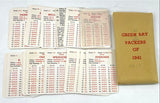 6 Sets of APBA Pro League Football Simulation Game Card Lot