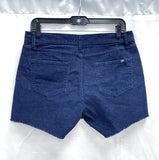 NWT Wmns GAP Blue Corduroy Denim Look Cut Off Shorts Sz 6 MSRP$49.95