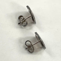 925 Sterling Silver JARMILA MUCHA Stud Earrings 2.72 Grams