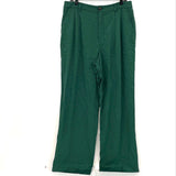 NWT Loft Green Pleated Front Wide Leg Pants Women’s Sz 12