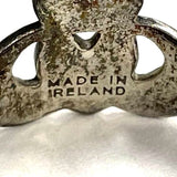 Sterling Silver Claddagh Ring Size 5.25, Made in Ireland, 1.80g