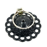 Sterling Silver Sz. 8.5 Square-Cut Peridot Gemstone Solitaire Ring, 1.74g