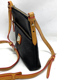 Dooney & Bourke Black & Brown Leather Crossbody Purse