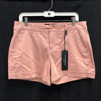 NWT Wmns LIVERPOOL Los Angeles Pale Blush Pink Cuffed Shorts Sz 10 / 30