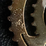 Sterling Silver Steampunk Style Gear Tie Tack/Pin, 2.74g