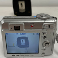 Kodak EasyShare C663 Zoom Digital Camera 3x 34-102mm Lens - TESTED