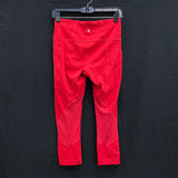 Wmns LULULEMON Bright Red Pace Rival High Rise Crop Cropped Capri Leggings Sz 6