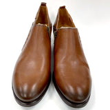 Pikolinos Brown Leather Heeled Slip On Booties with Cleaning Brush Size EU 41