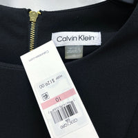 NWT Wmns CALVIN KLEIN Black Short Sleeve Belted Jumpsuit Sz 10 MSRP$129