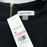 NWT Wmns CALVIN KLEIN Black Short Sleeve Belted Jumpsuit Sz 10 MSRP$129