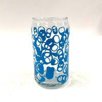 Vintage 5pc Barry Rosenthal Pop Top Glass Cups