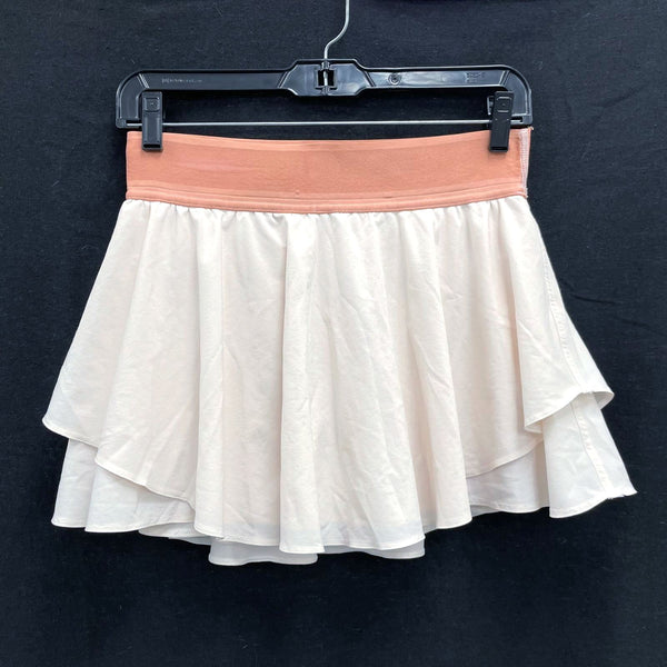 Wmns LULULEMON Light Peach Pink Court Rival High Rise Athletic Tennis Skirt Sz 6