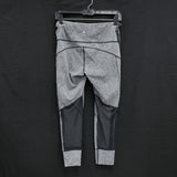 Wmns LULULEMON Black & White Pattern Hit It 7/8 Tight Mesh Panel Leggings Sz 8