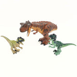 3 LEGO Jurassic World Dinosaur Figures; Carnotaurus, Delta, And Blue