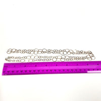 Rose Gold Over Sterling Silver 36" Lightweight 5.6-10mm Link Necklace, 9.2g