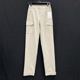 NWT Wmns ATHLETA Taupe Beige Endless Cargo Active Casual Pants Sz 2T MSRP$129