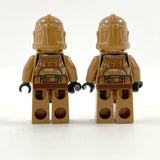 2x LEGO Star Wars sw0606; Clone Trooper (Phase 2) - Geonosis Camouflage, Scowl
