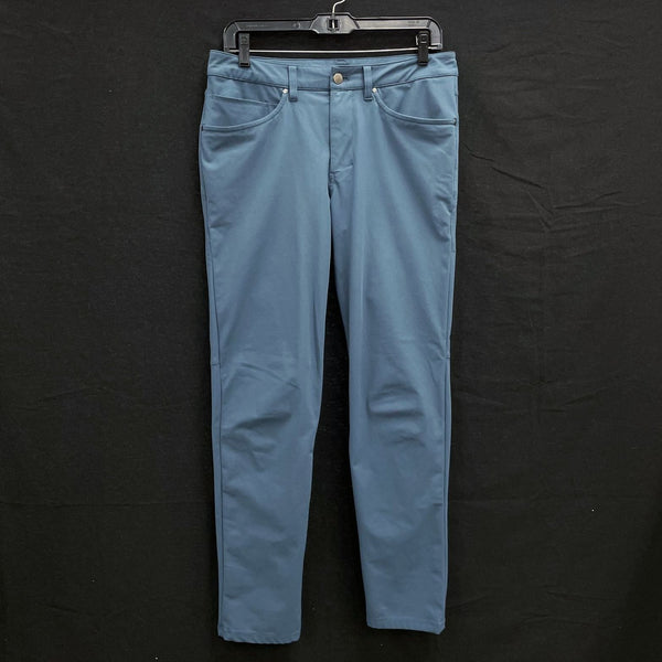 Mens LULULEMON Dusty Blue ABC Slim Fit Warpstreme Active Casual Pants Sz 30