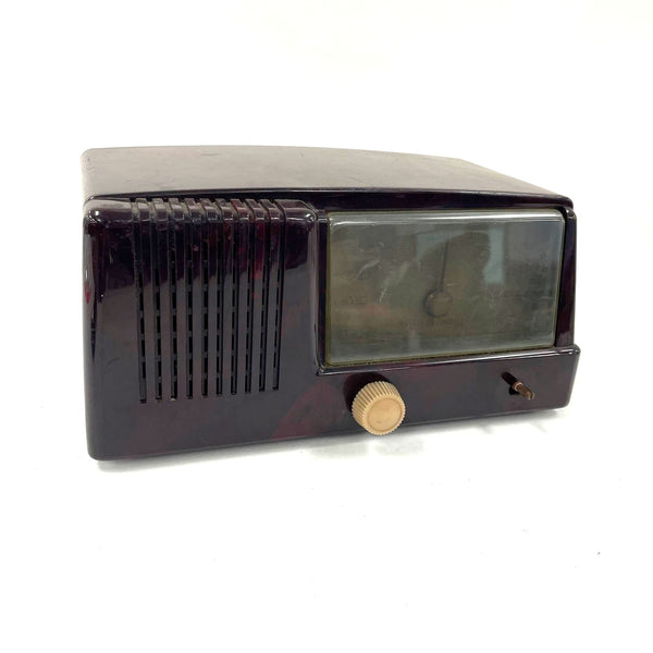 Vintage General Electric Model 400 Electronic Radio Tubes Radio - TESTED