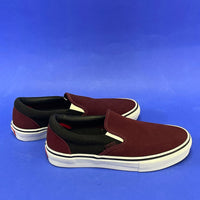 Van's Popcush Skateboard Slip-ons in Port & Black sz 8.5