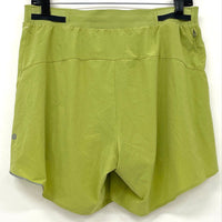Lululemon Wasabi Green Fast and Free Lined 6” Short Men’s Sz L