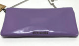 NWT Steve Madden Sublime Lilac Purple Shiny Vinyl Clutch