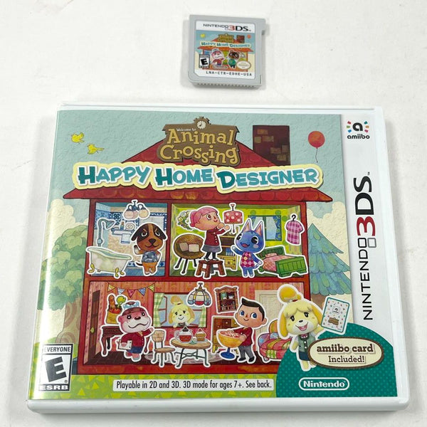 Animal Crossing Happy Home Designer Nintendo 3DS Game - Tested