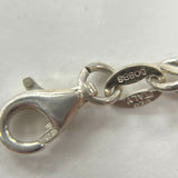 Sterling Silver 16.5" Long Curvy 1.25mm Omega Chain, 4.9g