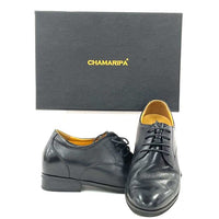 Chamaripa Men's 7.5 cm Black Elevator Derby Dress Shoes - Size 10