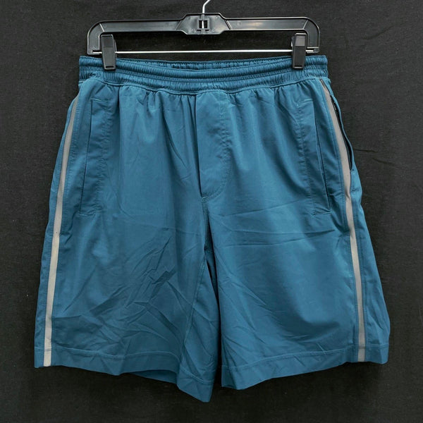 Mens LULULEMON Teal Blue Pace Breaker Reflective Athletic Running Shorts Sz L