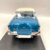 Road Legends 1957 Blue/White Chevrolet Bel Air 1:18 Die Cast Scale Car Model