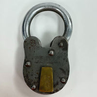 Antique Style Wine Cellar Padlock - 2 Skeleton Keys Included
