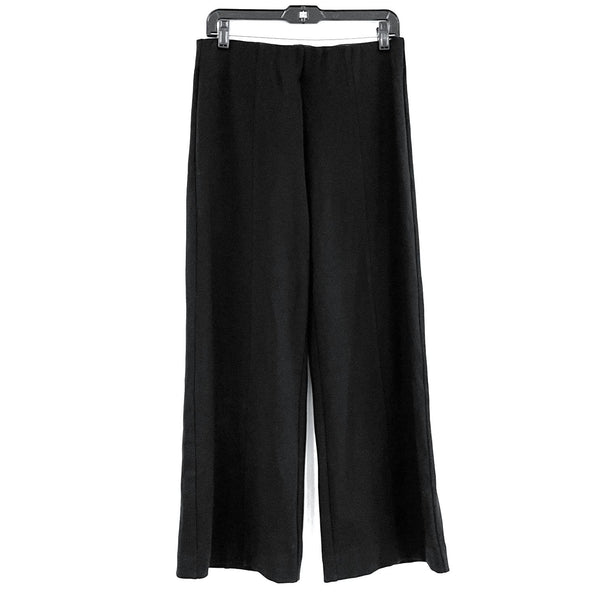 Wmns PART TWO Copenhagen 1986 Black Stretch Wide Leg Crop Pants Sz M