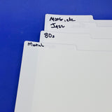 Mixed Lot of Checkoutstore 28PT Vinyl Lp Dividers - some used