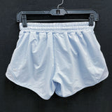Wmns LULULEMON Light Blue Hotty Hot Athletic Running Shorts Sz 10