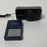 Canon PowerShot SX210 IS 14MP Digital Camera w/ Battery & Charger-TESTED