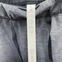 Wmns LULULEMON Gray Heather On The Fly Athletic Drawstring Pants Sz 4