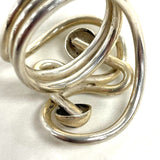 Sterling Silver Abstract Ring Size 6, 8.79g